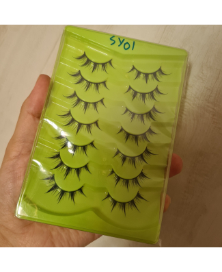 SY01 - رموش تركيب إصطناعية 7 أزواج