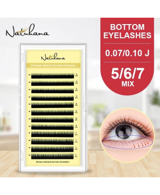 رموش بناء سفلية – Classic-Naiuhana-Lashes – إنحناء J