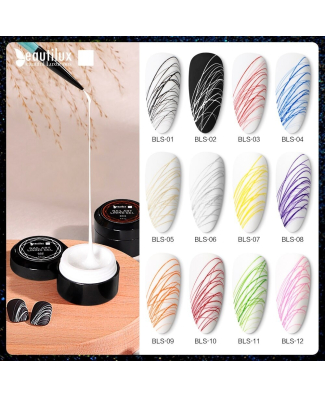 مناكير سبايدر جل (Beautilux) لون رقم 001 - 6 غم
