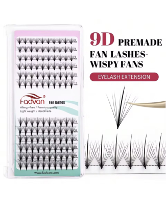 Fadnan 9D Wispy Fans Lashes - Thickness: 0.07 - Length: 8-15 - Type C