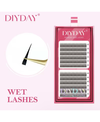 DIYDAY Wet Lashes - Thickness: 0.07 - Length: 8-15 - Type C