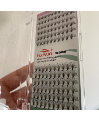 Fadnan 9D Wispy Fans Lashes - Thickness: 0.07 - Length: 8-15 - Type C