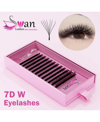 Swan 7DW Lashes - Length: 8-15 - Thickness: 0.07 - Type D