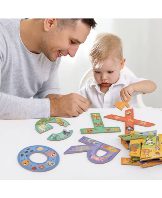 puzzle أشكال أحرف اللغة الانجليزية