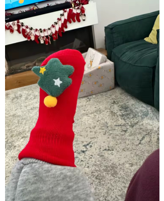جرابات بيبي شتوية - Christmas tree