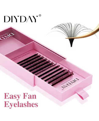 DIYDAY Easy Fan Lashes - Thickness: 0.07 - Length: 11 - Type D