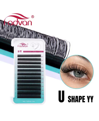 رموش بناء – UY Lashes – الطول 8 -14 مل – السماكة 0.07 مل – إنحناء C