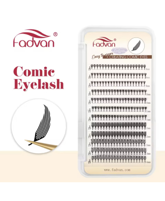 رموش بناء – Manga Comic Xyy Lashes – الطول 8 -14 مل – السماكة 0.07 مل – إنحناء C