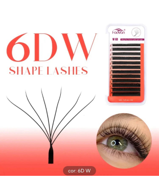رموش بناء – 6DW Lashes – الطول 8 مل – السماكة 0.07 مل – إنحناء C
