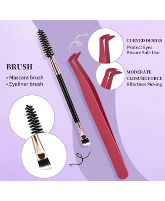 طقم رموش أسبوعية - Cluster Lashes Set 30D 40D– الطول 9-16 مل