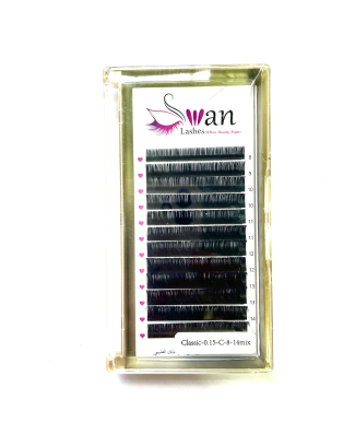 Swan Classic Lashes - Length:8-14 - Thickness: 0.15 -Type C