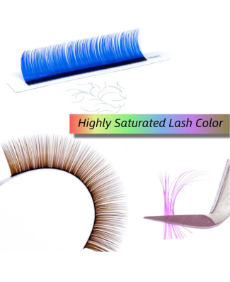 رموش بناء ملونة – Classic-Tdance-Lashes – إنحناء D