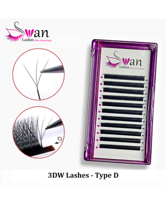 Swan 3DW Lashes – Type D