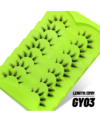 GY03 - رموش تركيب إصطناعية 7 أزواج