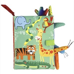 Jungle fun -كتاب قماش للأطفال للتعلم والتطور المبكر